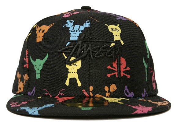 Futura x Stussy Skullacon New Era Fitteds & Swimsuit