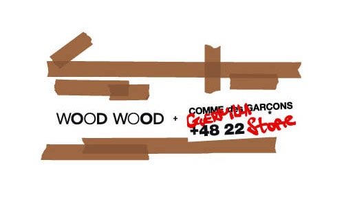 Wood Wood Temporary Space at Comme des Garcons Guerrilla Store