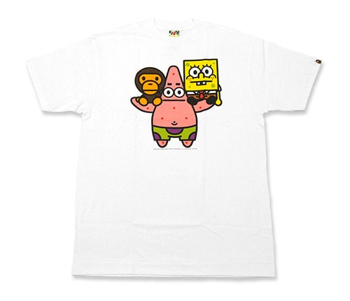 Patrick Star x SpongeBob Square Pants x Bape Tees