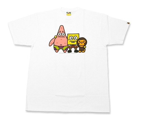 Patrick Star x SpongeBob Square Pants x Bape Tees