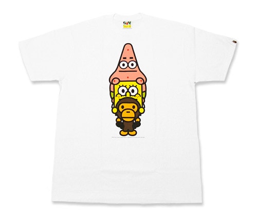 Patrick Star x SpongeBob Square Pants x Bape Tees
