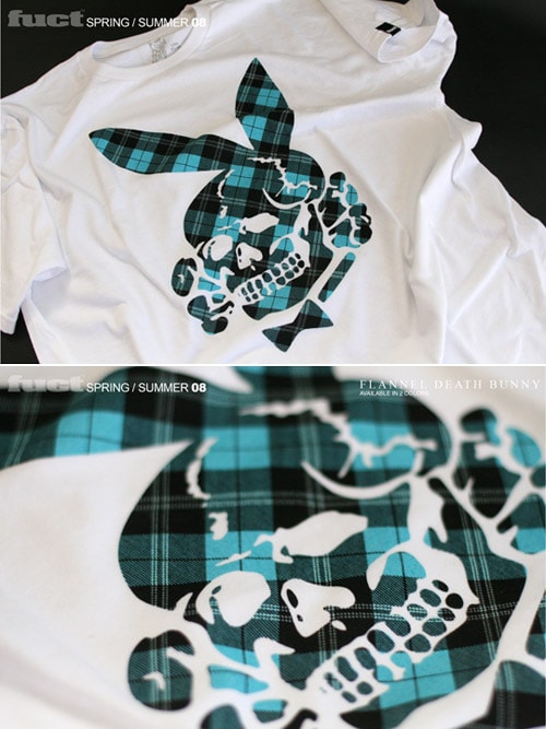 FUCT Flannel Death Bunny & Sonic Titans Tee