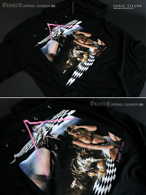 FUCT Flannel Death Bunny & Sonic Titans Tee