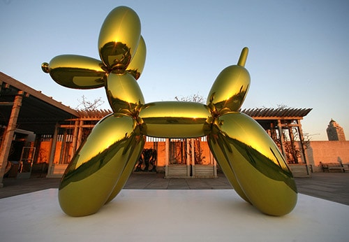 Jeff Koons Cantor Roof Garden Exhibition