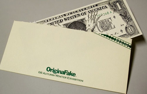 Original Fake Winter Exhibition Invite