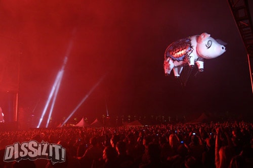 Slick x Roger Waters Pig at Coachella