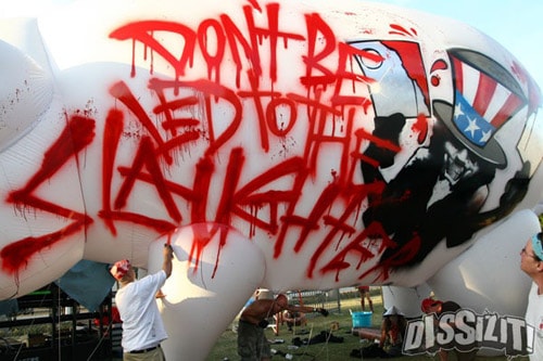 Slick x Roger Waters Pig at Coachella