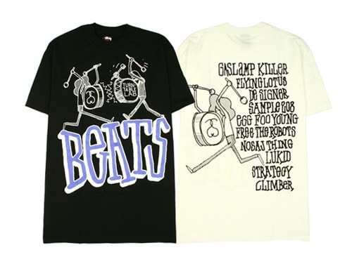 Turntable Lab x Stussy "Beats" Tees