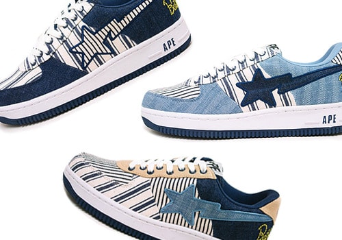 A Bathing Ape Denim Bapesta