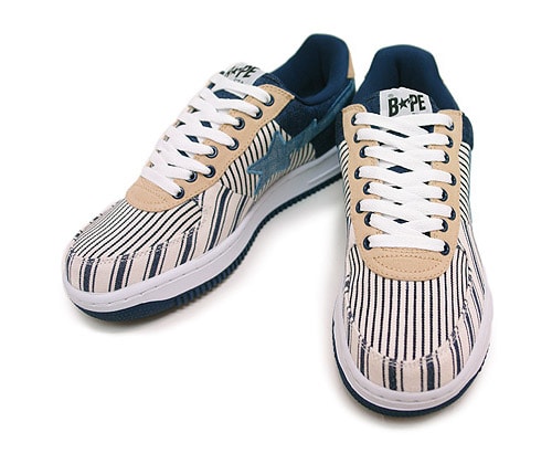 A Bathing Ape Denim Bapesta