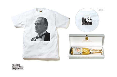 BAPE Godfather Tee and Champagne Bottle
