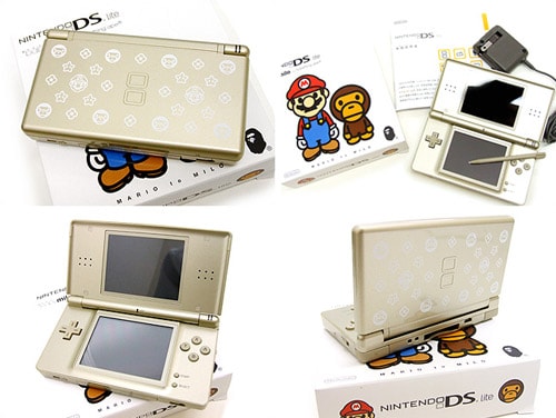 Bape x Nintendo DS Lite Gold Edition