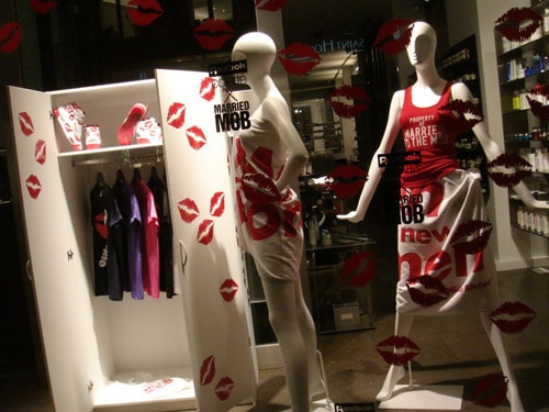 Colette x Married To The Mob x Reebok Freestyle High Window Display