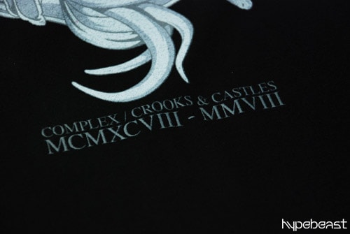 Complex x Crooks & Castles 10th Anniversary T-shirt
