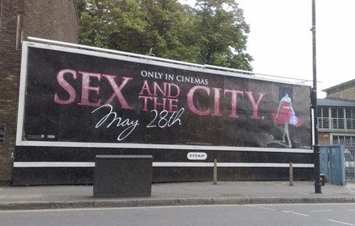 Decapitator Strikes Again - Sex and the City Billboard