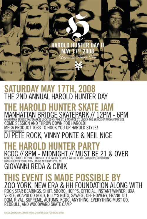 Harold Hunter Day II - May 17th 2008