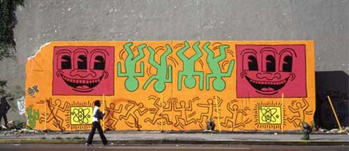 Keith Haring 50th Birthday Memorial Mural