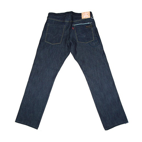 Levi's Fenom White Deco & Cropped Pink Lame Stitched Denim