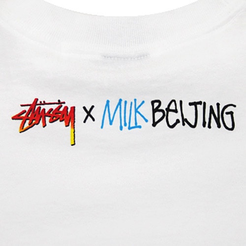 Milk Beijing x Stussy Skull T-shirt