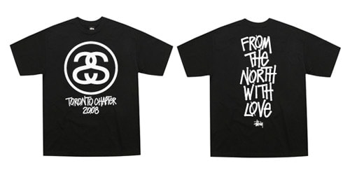 Stussy North America Chapter Tees
