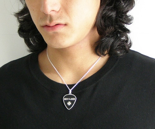 Devilock x Art of Inspiration Guitar Pick Necklace