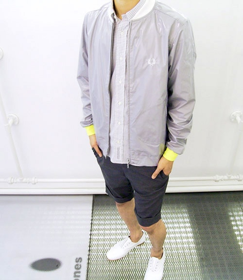 Eliminator x Fred Perry Shiny Bomber Jacket