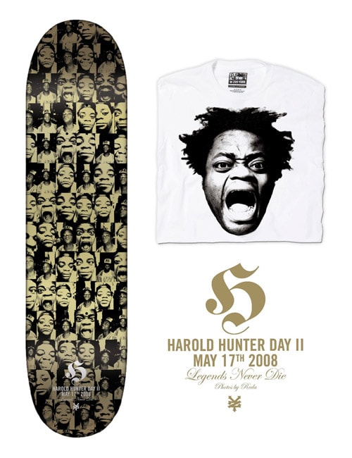 Harold Hunter Day 2 Skate Deck and Tee