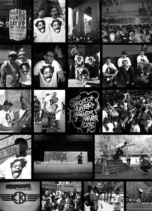 Harold Hunter Day 2 Skate Deck and Tee