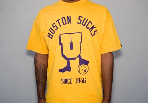 Lamar Odom x LA Lakers x UNDFTD "Boston Sucks" U-Man Tee