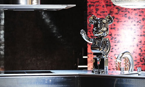 Medicom Toy Bearbrick 400% Stainless Steel