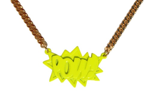 POW Pendant Necklace