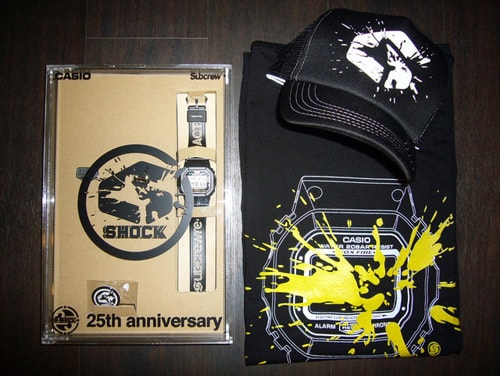 Subcrew x G-Shock 25th Anniversary