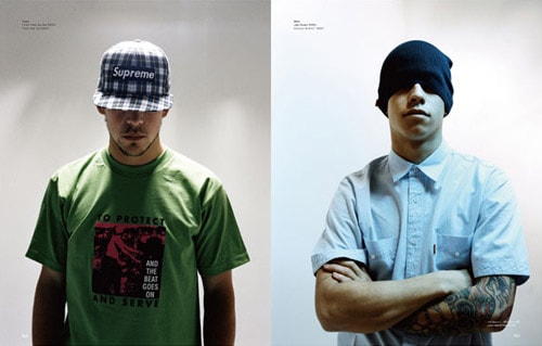Supreme 2008 Summer Photoshoot in Warp Magazine