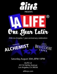ALIFE Presents LALIFE - One Year Later
