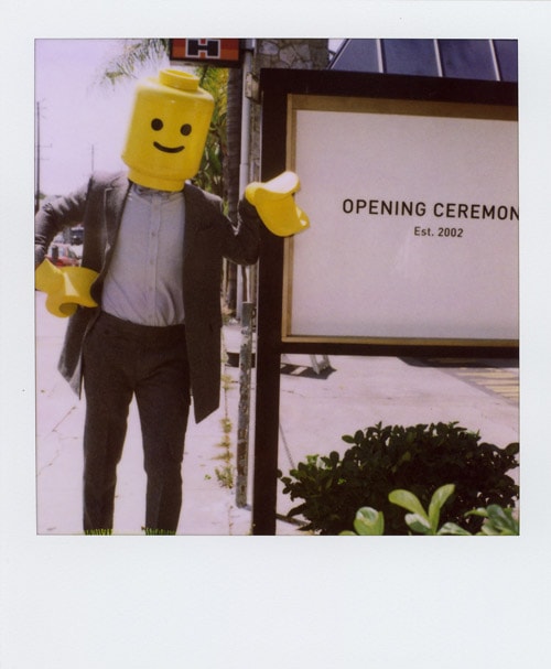Band of Outsiders LEGO Installation