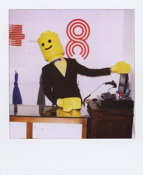 Band of Outsiders LEGO Installation