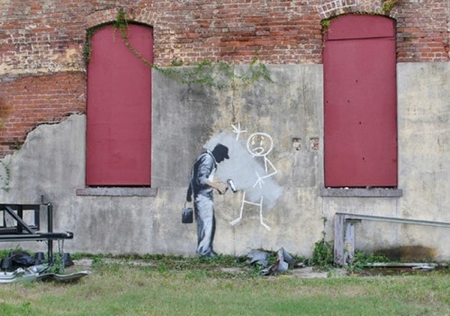 Banksy visits New Orleans