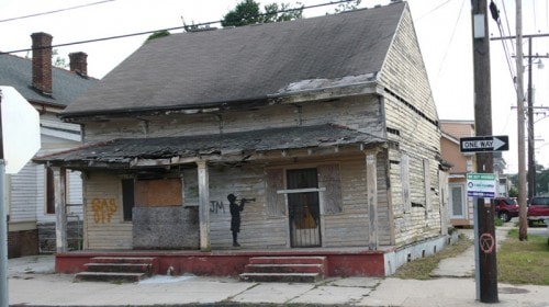 Banksy visits New Orleans