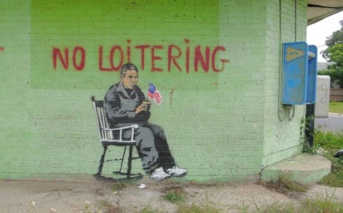 Banksy visits New Orleans