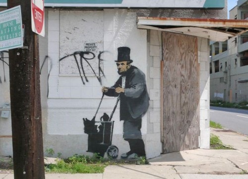 Banksy visits New Orleans