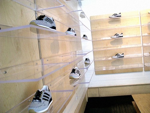 HUF x adidas AZX Store Display