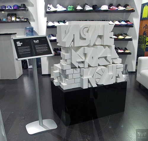 Nike Air Force 1 Sculpture by Sicksystems