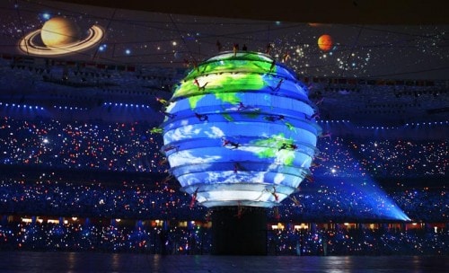 Photography from the Beijing Olympics Opening Ceremonies