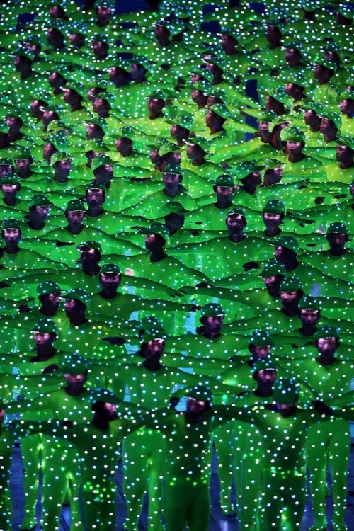 Photography from the Beijing Olympics Opening Ceremonies