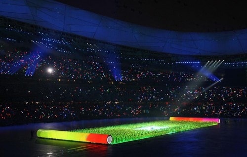 Photography from the Beijing Olympics Opening Ceremonies