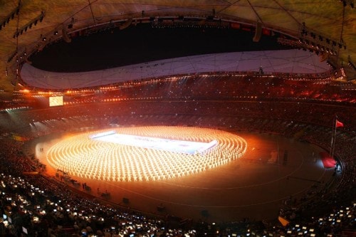 Photography from the Beijing Olympics Opening Ceremonies