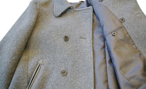 Victim x Schott Wool Pea Coat