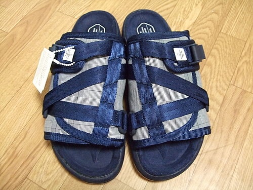 Visvim Glen Check Navy Christo