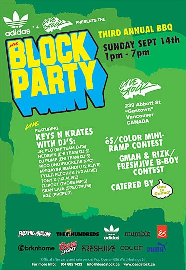 Livestock & adidas Presents Live Block Party
