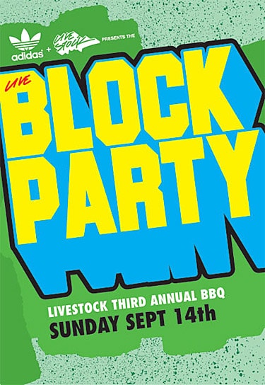 Livestock & adidas Presents Live Block Party